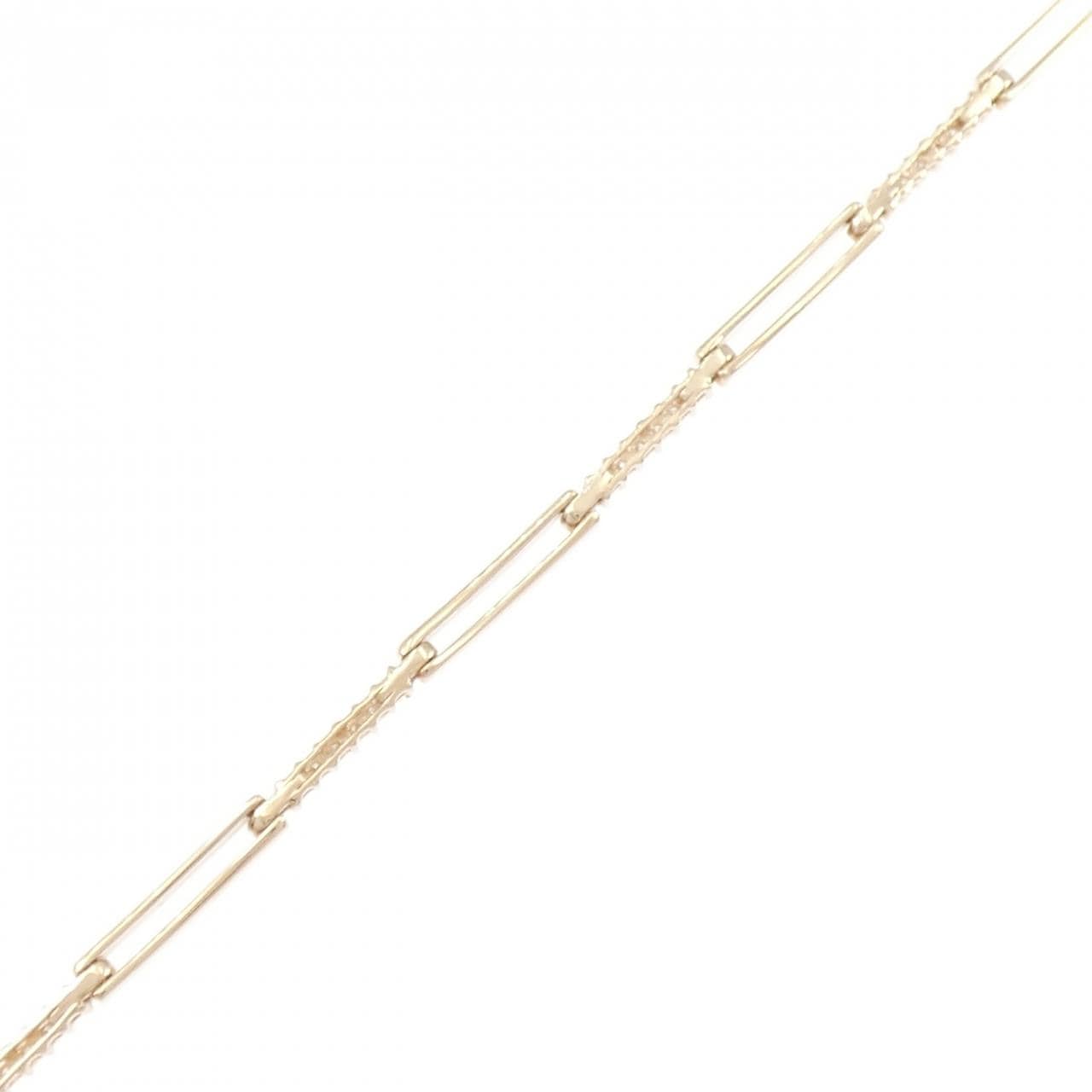 K18PG ダイヤモンド ブレスレット 0.28CT