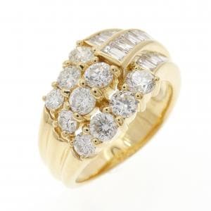 K18YG ダイヤモンド リング 1.80CT