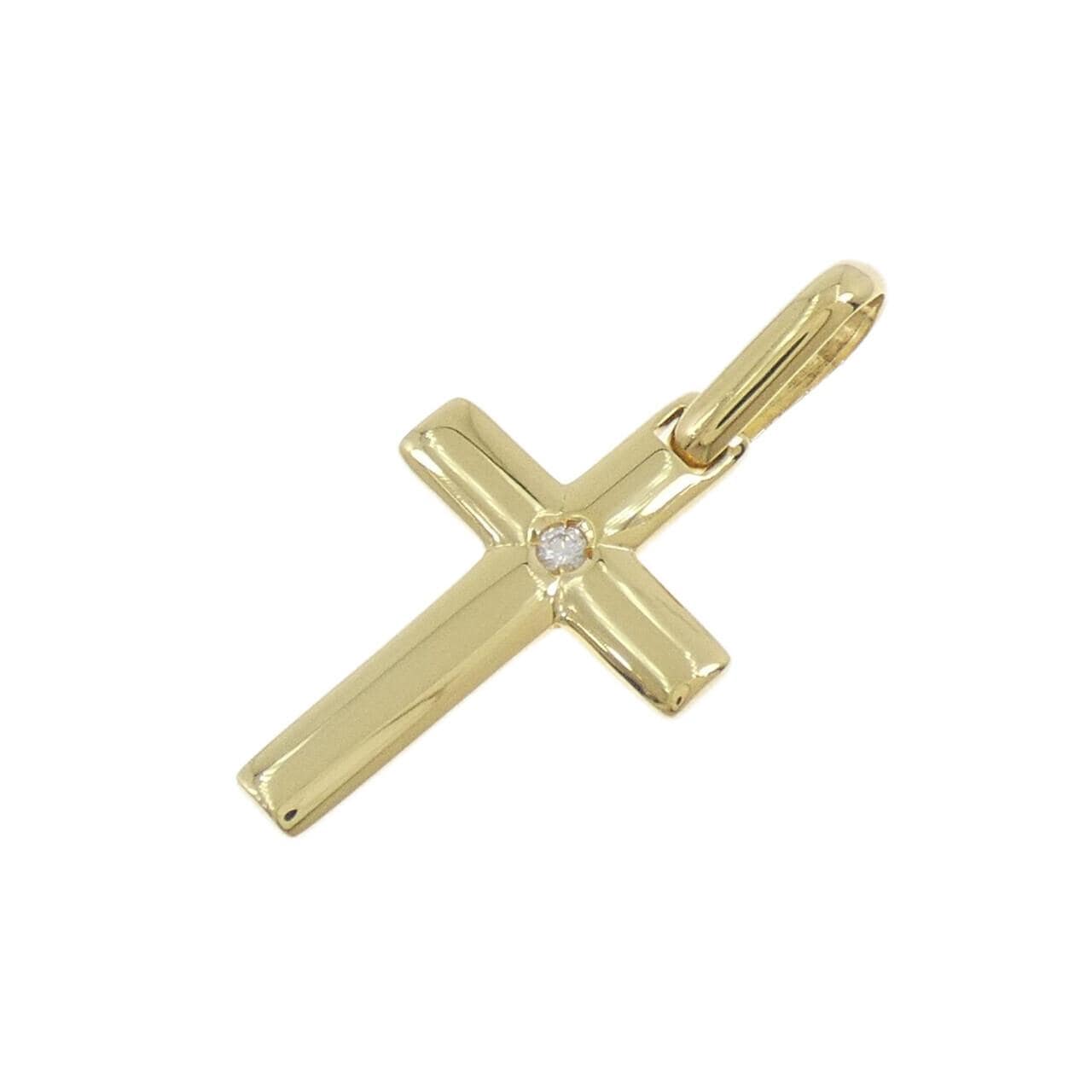 キメント クロス ダイヤモンド ペンダント
