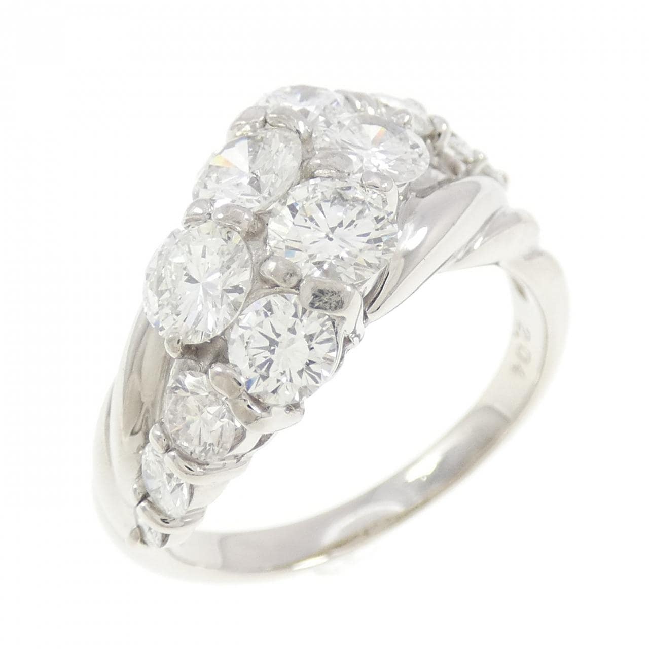 PT900 ダイヤモンド リング 2.04CT
