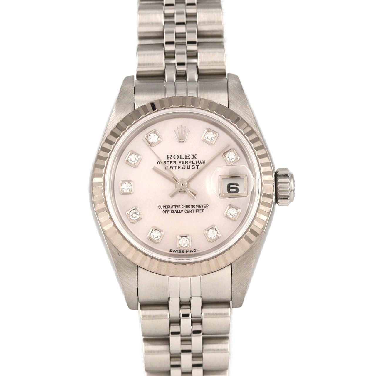 ロレックス デイトジャスト 79174NG SSxWG 自動巻 F番