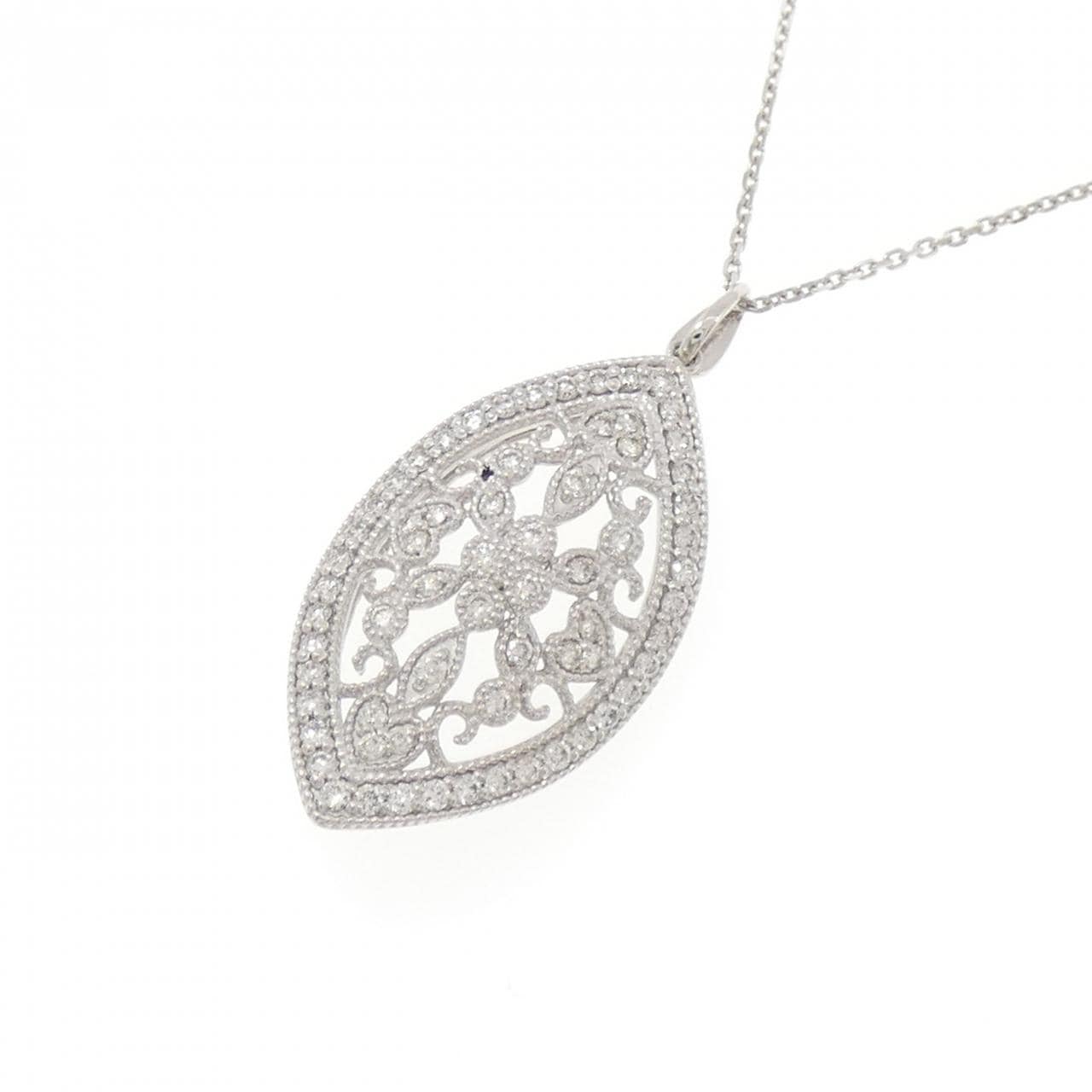 PT900/PT850 ダイヤモンド ネックレス 0.51CT