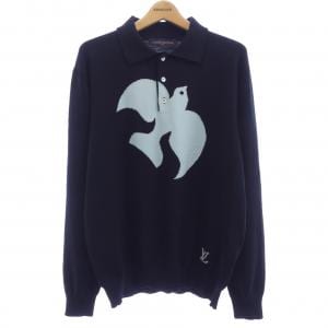 ルイヴィトン LOUIS VUITTON グラフィックロングスリーブニットポロ HON02WSQ3 ポロシャツ