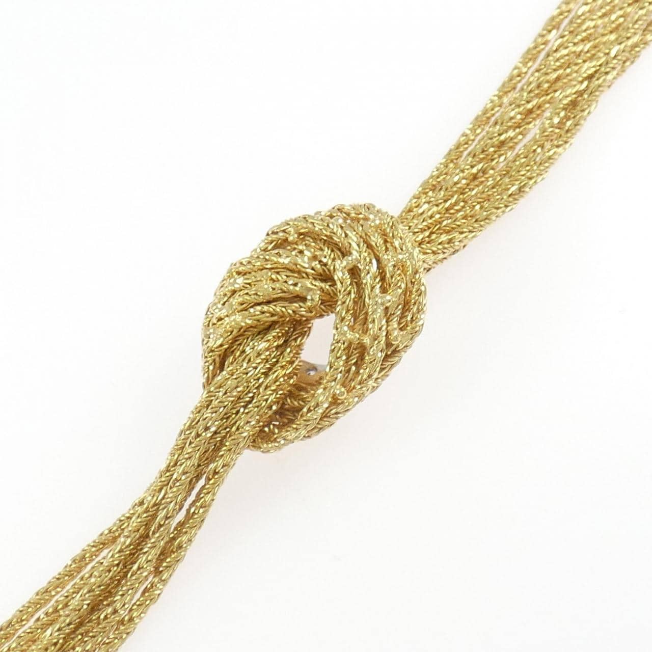 750YG/750WG ダイヤモンド ブレスレット 0.12CT