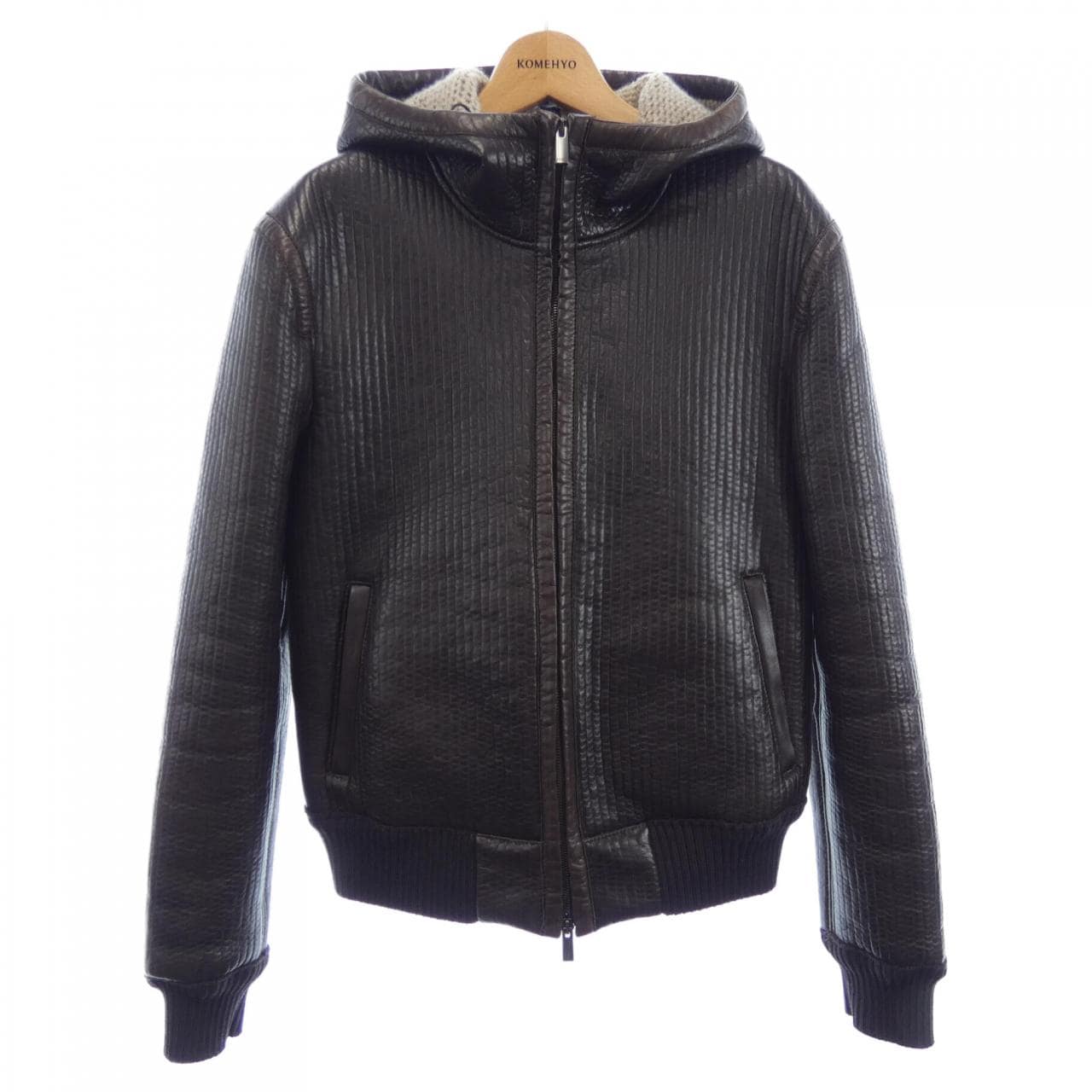 フェンディ FENDI FPG168 K96 レザージャケット