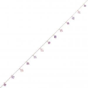 K10PG カラーストーン ブレスレット