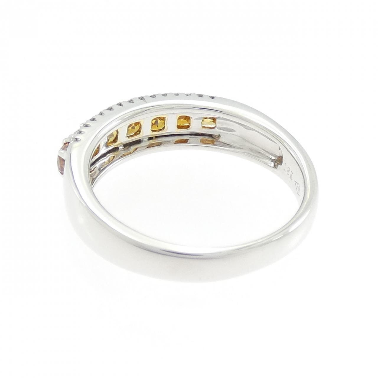 750WG ダイヤモンド リング 0.80CT