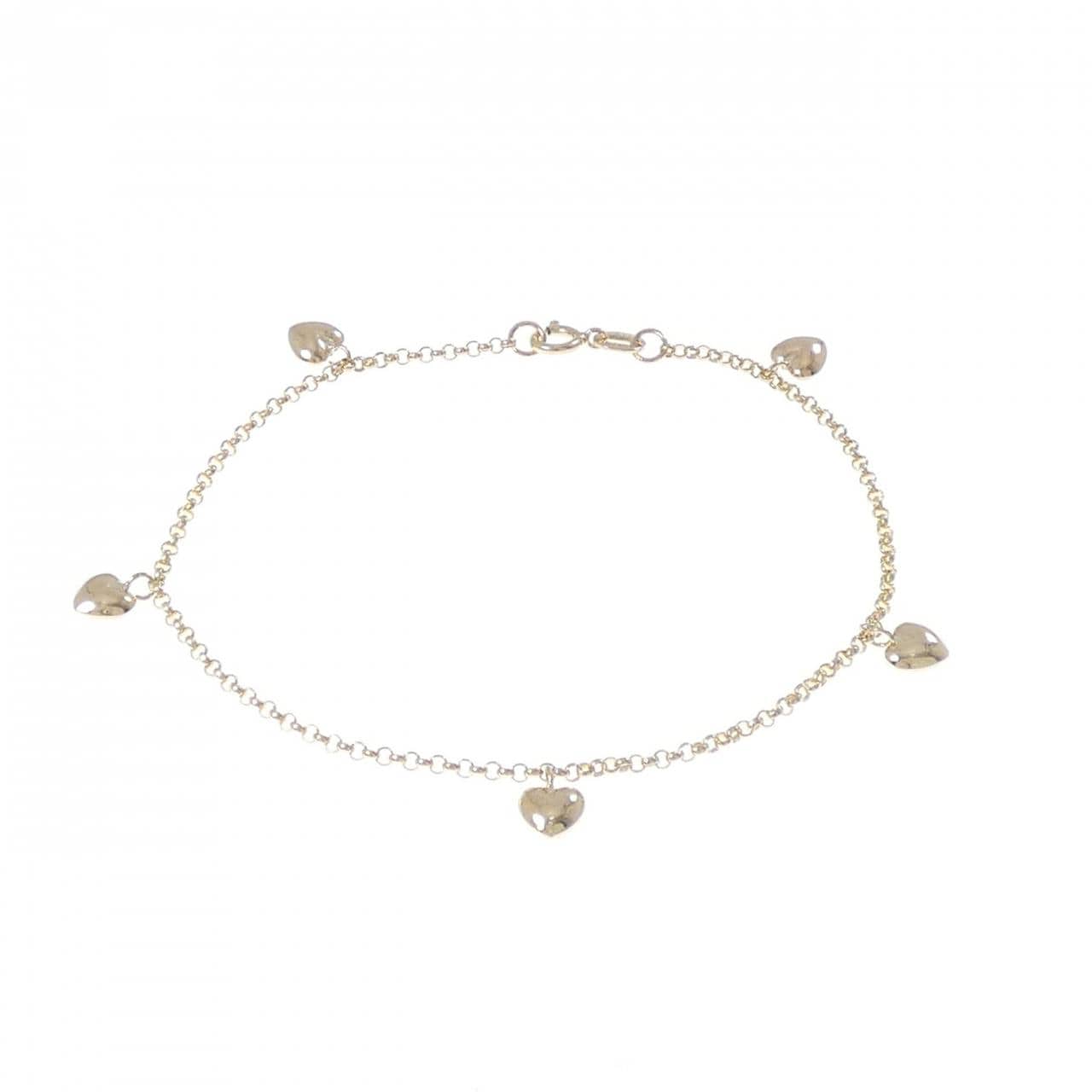 750YG ハート ブレスレット
