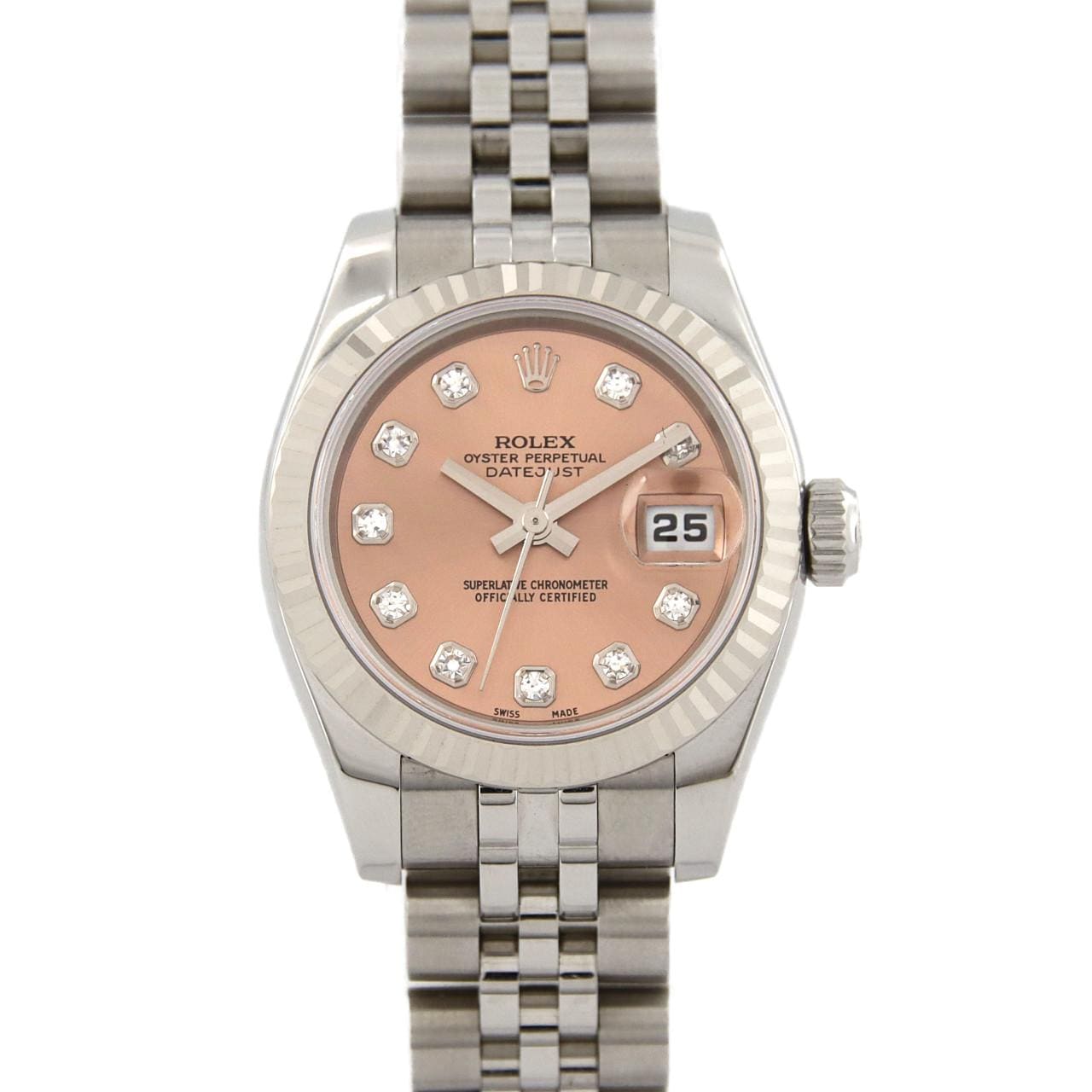 ROLEX Datejust 179174G SSxWG Automatic D number