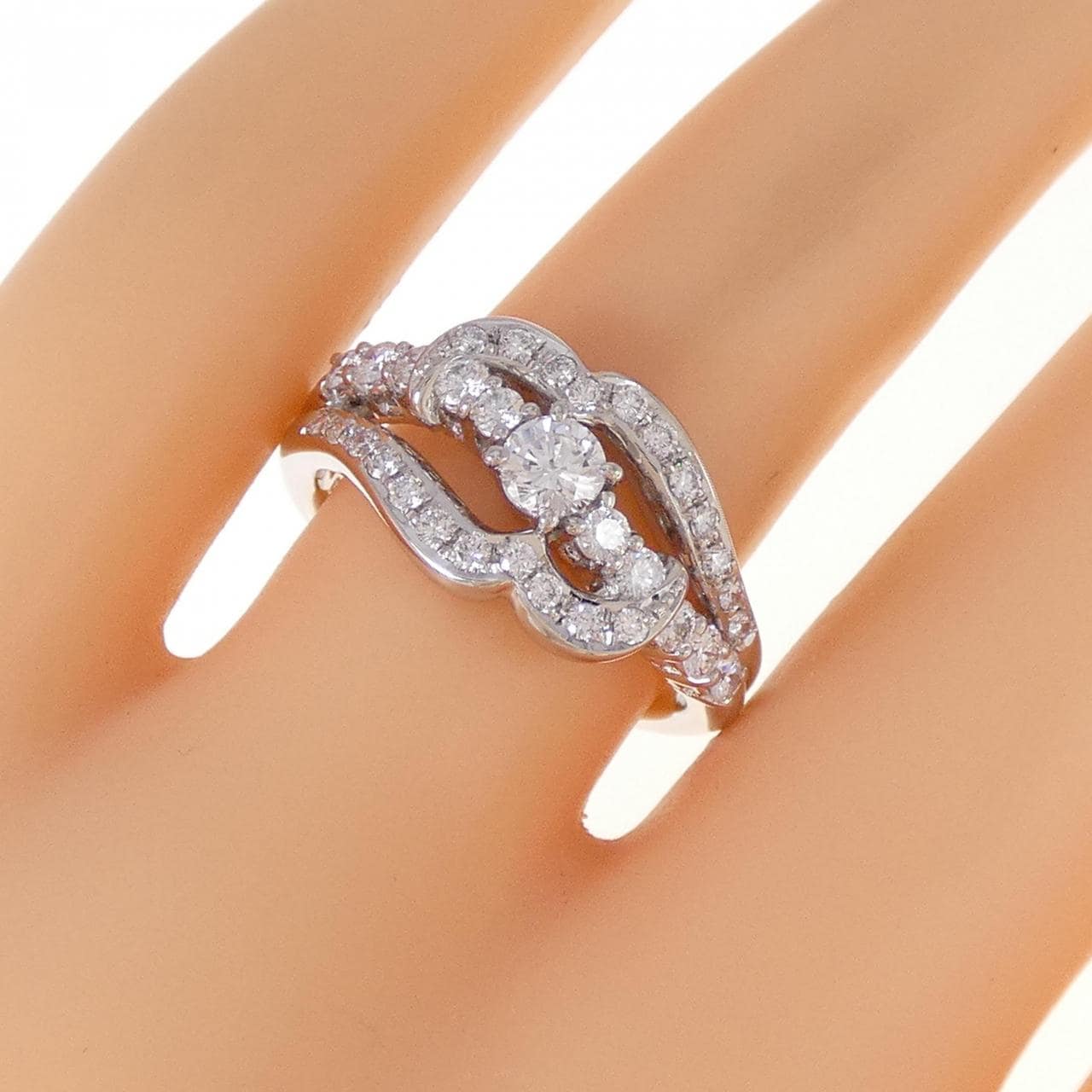 PT ダイヤモンド リング 0.75CT