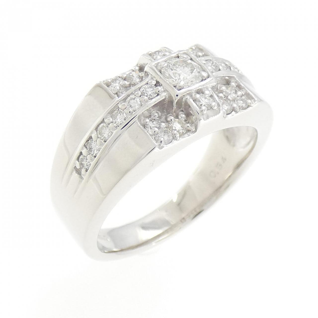K18WG ダイヤモンド リング 0.54CT