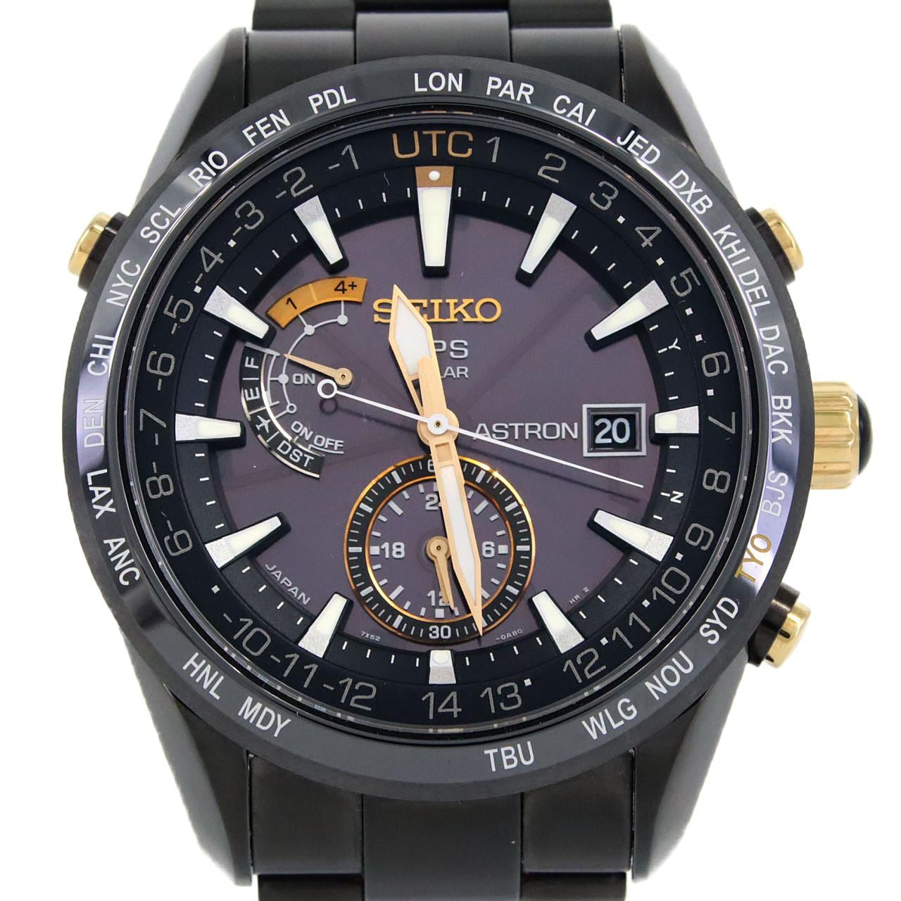 セイコー アストロンGPS･服部金太郎 LIMITED 7X52-0AH0/SBXA100 セラミックxTI ソーラークォーツ