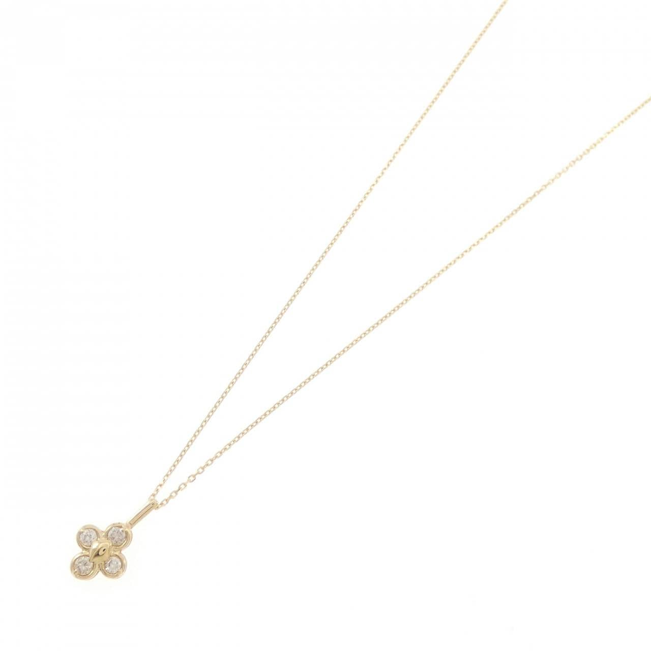 K18YG ダイヤモンド ネックレス 0.20CT
