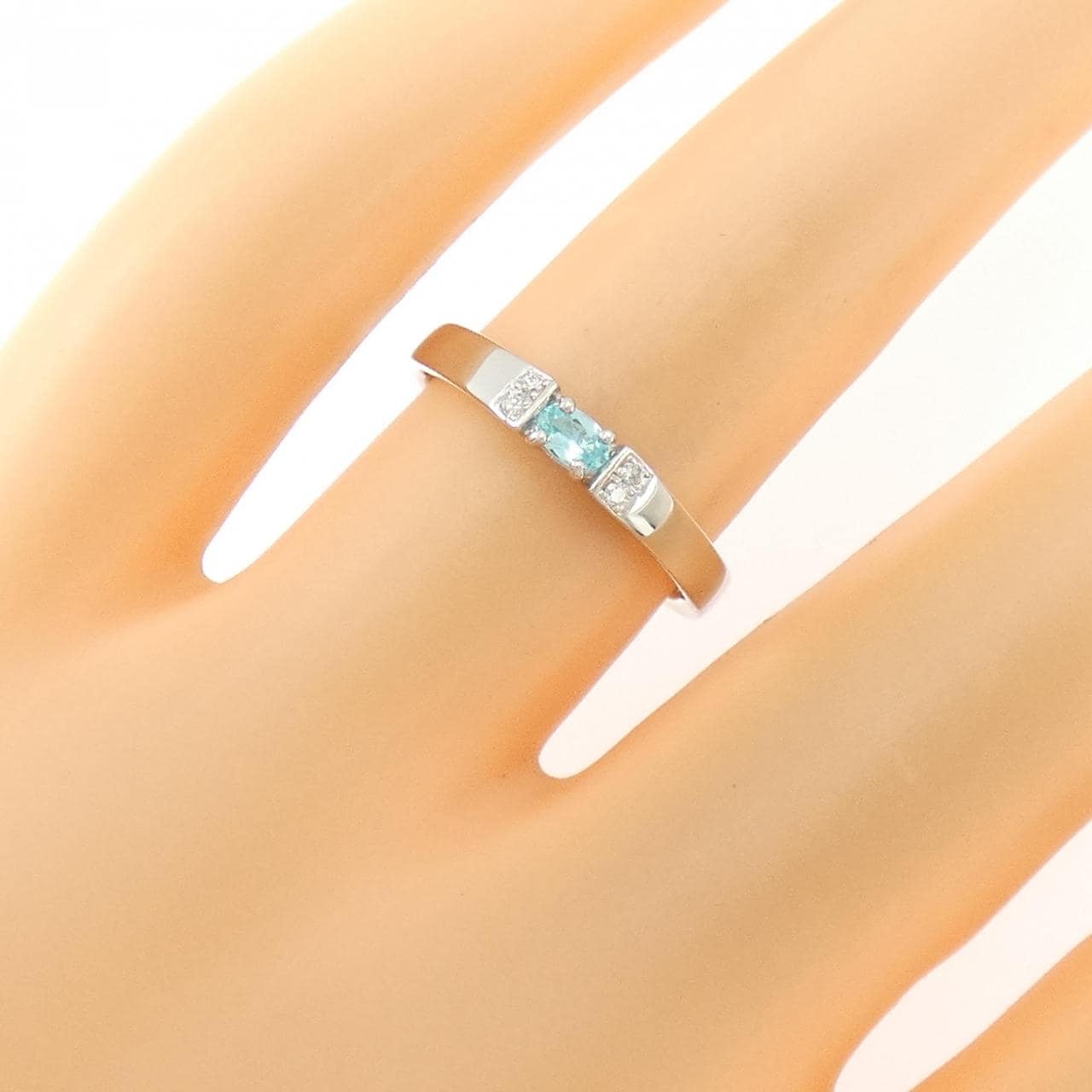 PT900 トルマリン リング 0.07CT