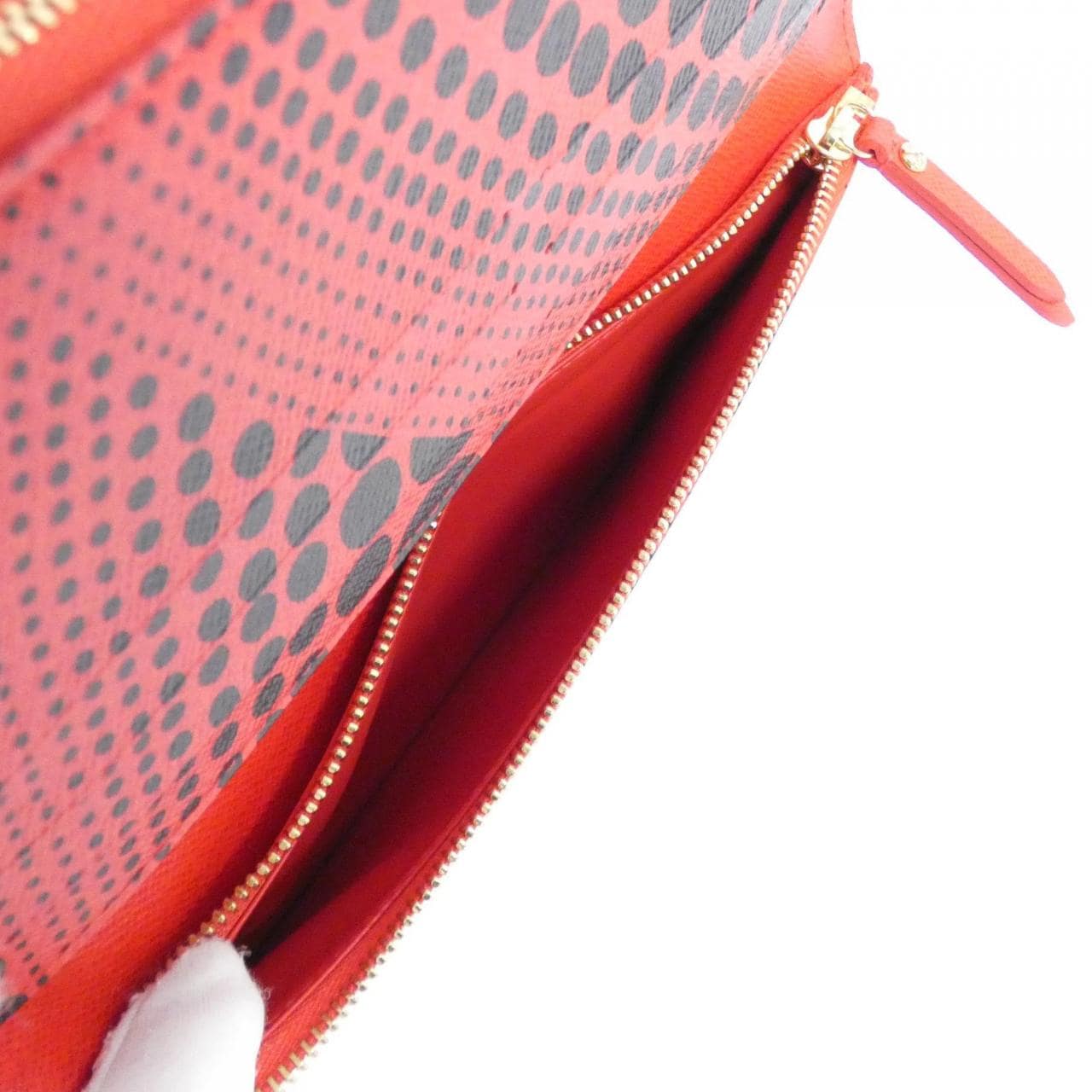 ルイヴィトン モノグラム パンプキンドット(ヤヨイクサマ) ポルトフォイユ アンソリット M60454 財布