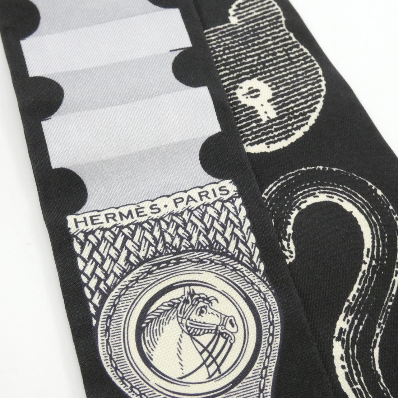 【未使用品】エルメス INVENTAIRE POETIQUE DE BRIDES A BLOC ツイリー 064288S スカーフ