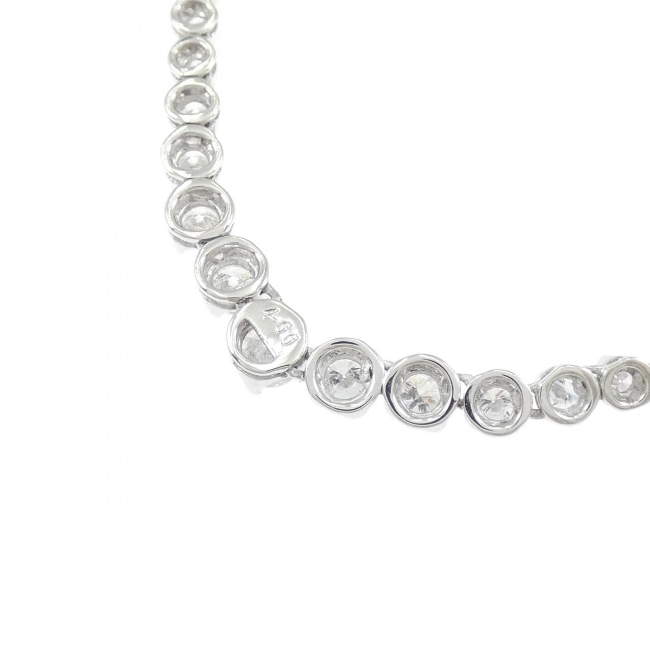 PT900/PT850 ダイヤモンド ネックレス 4.00CT