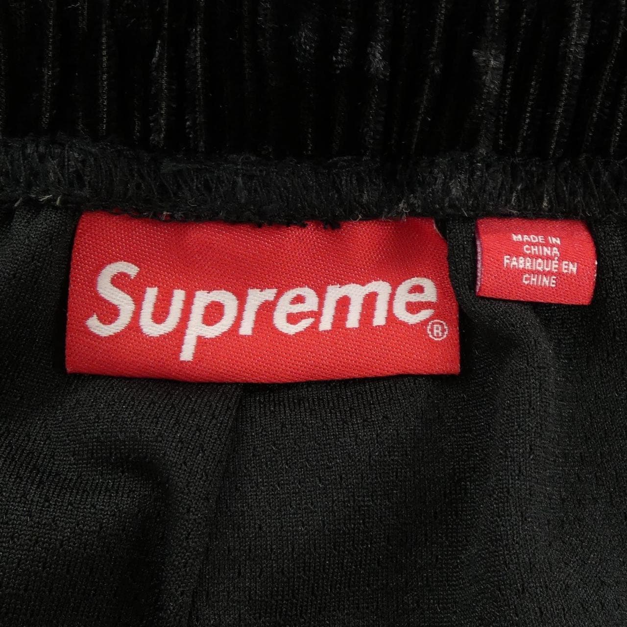シュプリーム SUPREME supreme crushed velvet tr パンツ