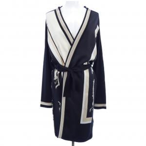 エルメス HERMES EX-LIBRIS 3E2804D7 ツイルレーヌ ロングカーディガン