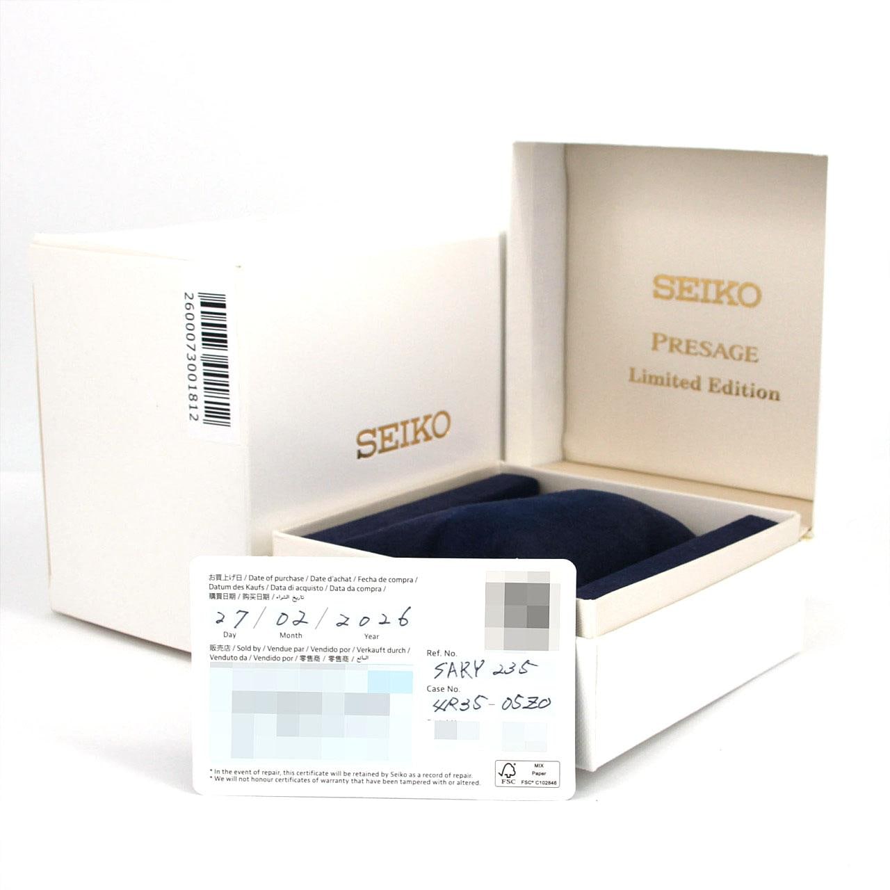 セイコー プレザージュ 4R35-05Z0/SARY235 SS 自動巻