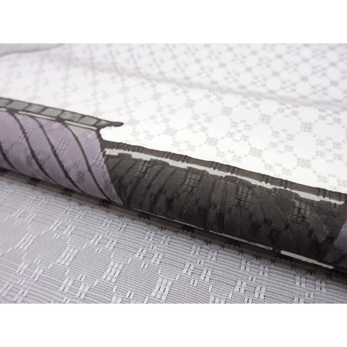 訪問着　花織　友禅加工