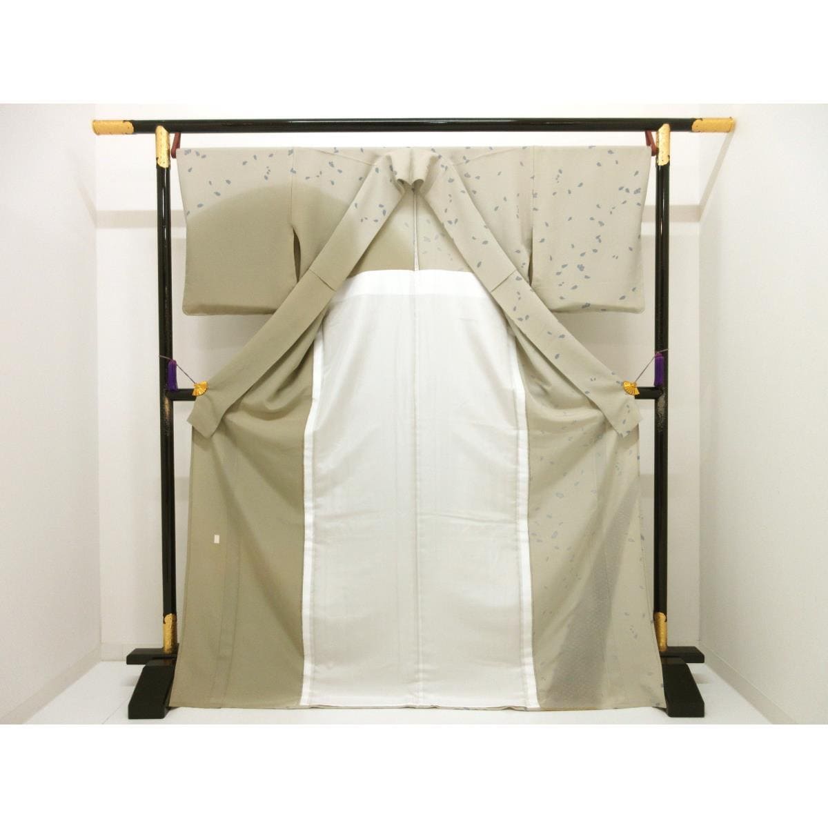 【未使用品】単衣　訪問着　友禅金彩加工　ボカシ染