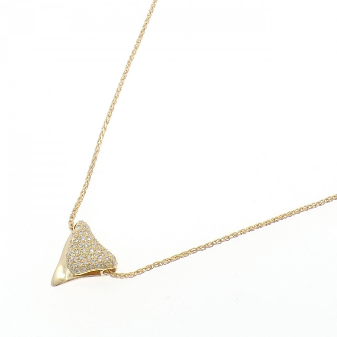 K18YG ダイヤモンド ネックレス 0.62CT