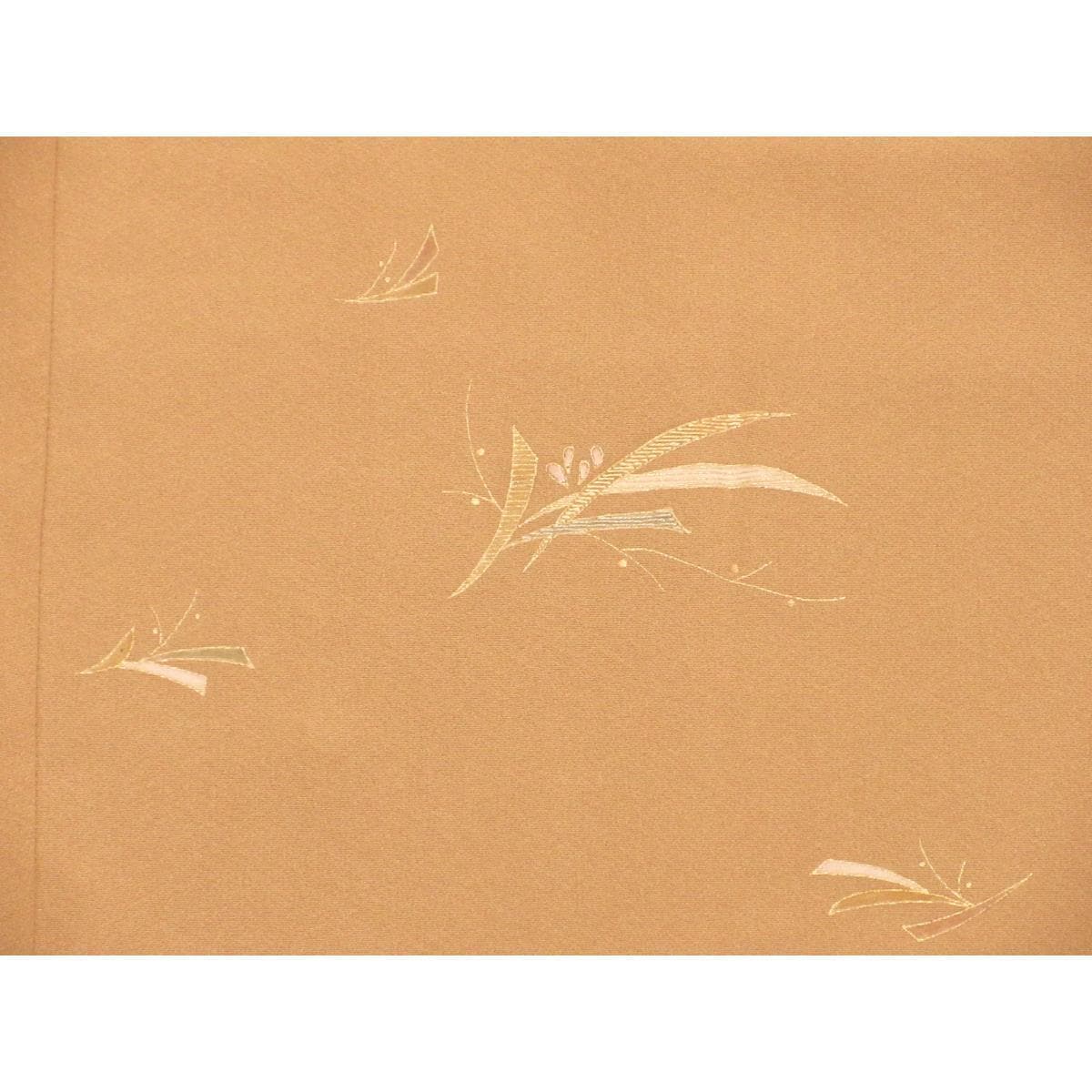 道行コート　友禅金彩加工　刺繍入り