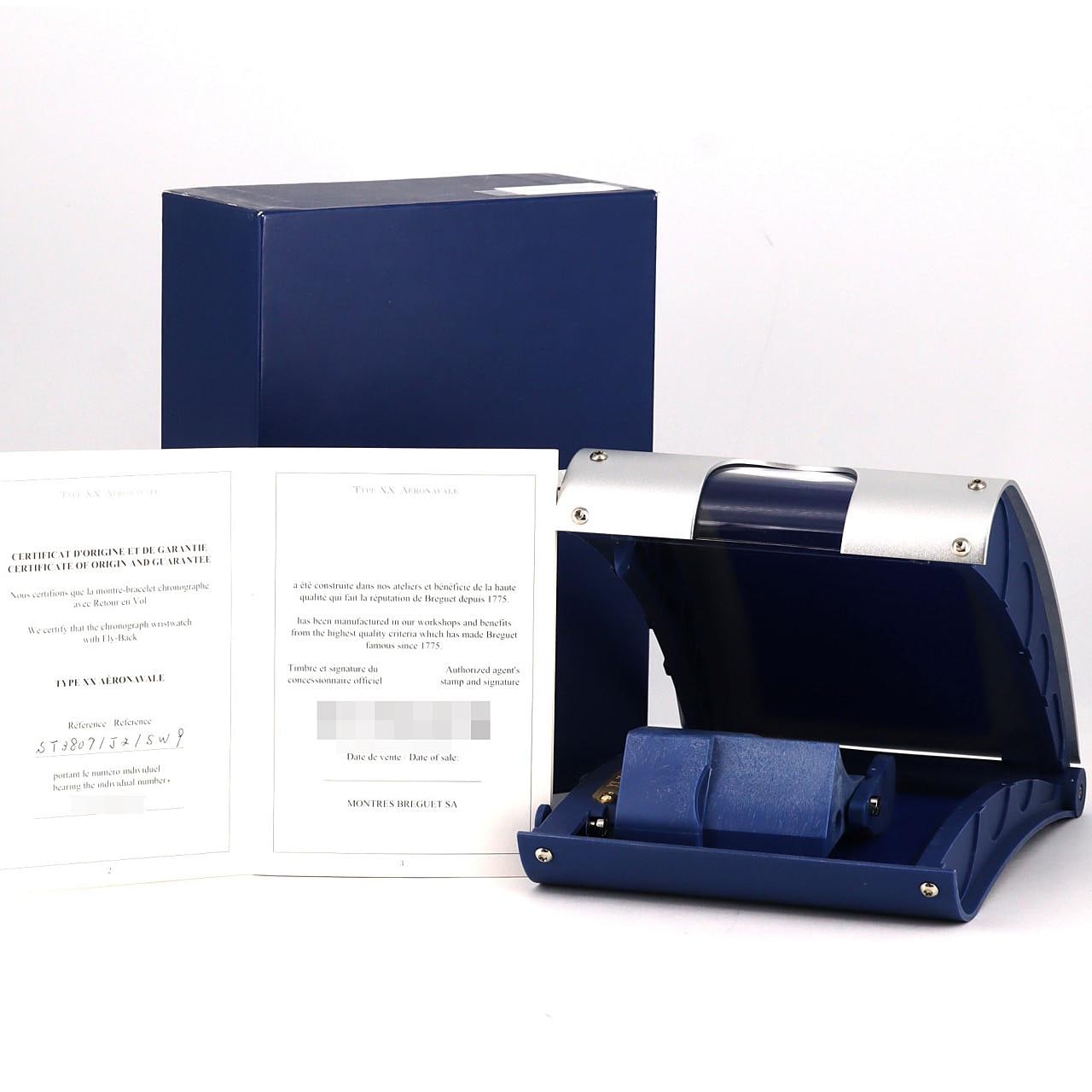 【ノーメンテナンス還元価格】ブレゲ タイプXXアエロナバル LIMITED 3807ST/J2/SW9 SS 自動巻