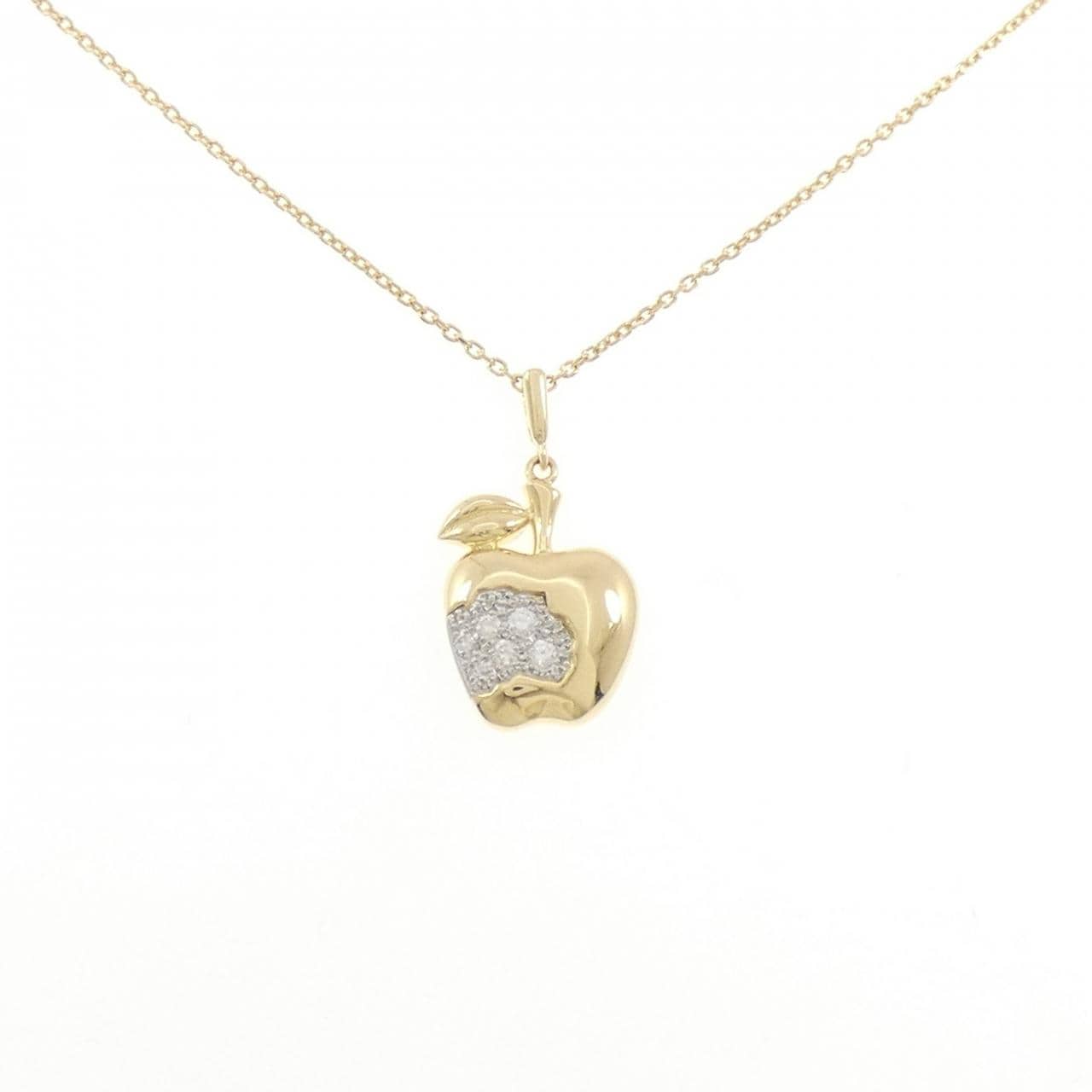 ミキモト アップル ダイヤモンド ネックレス 0.10CT