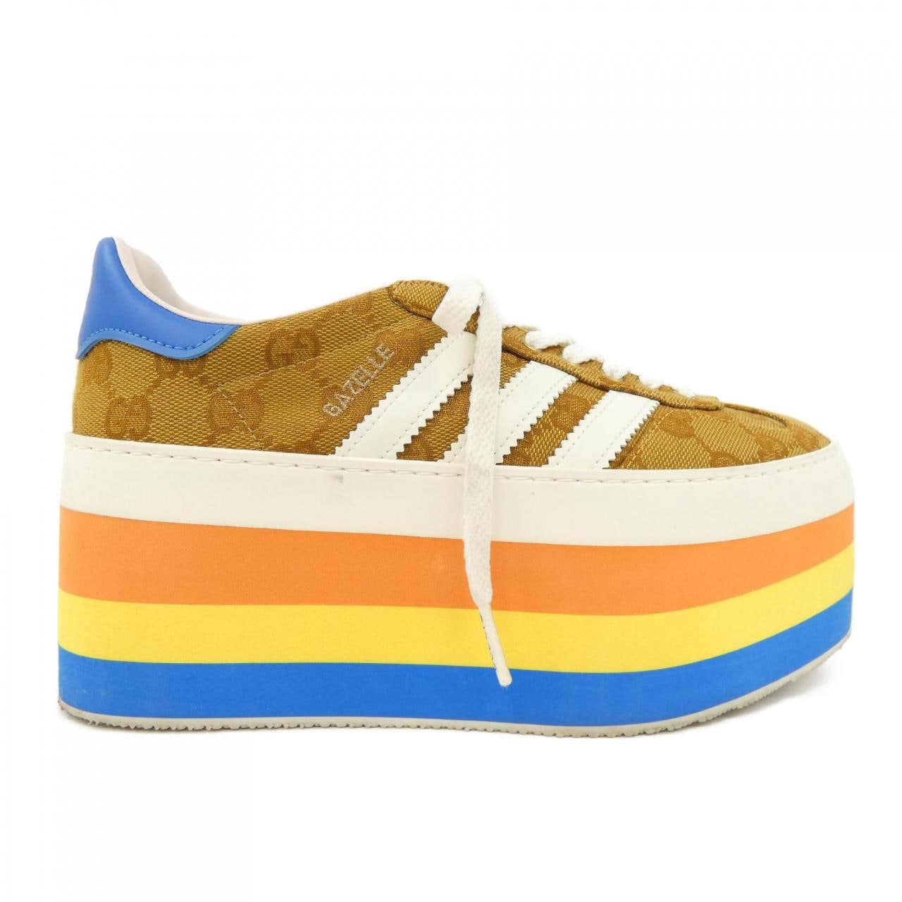 グッチ GUCCI HQ7085 GAZELLE 707873 UWV20 ADIDAS スニーカー