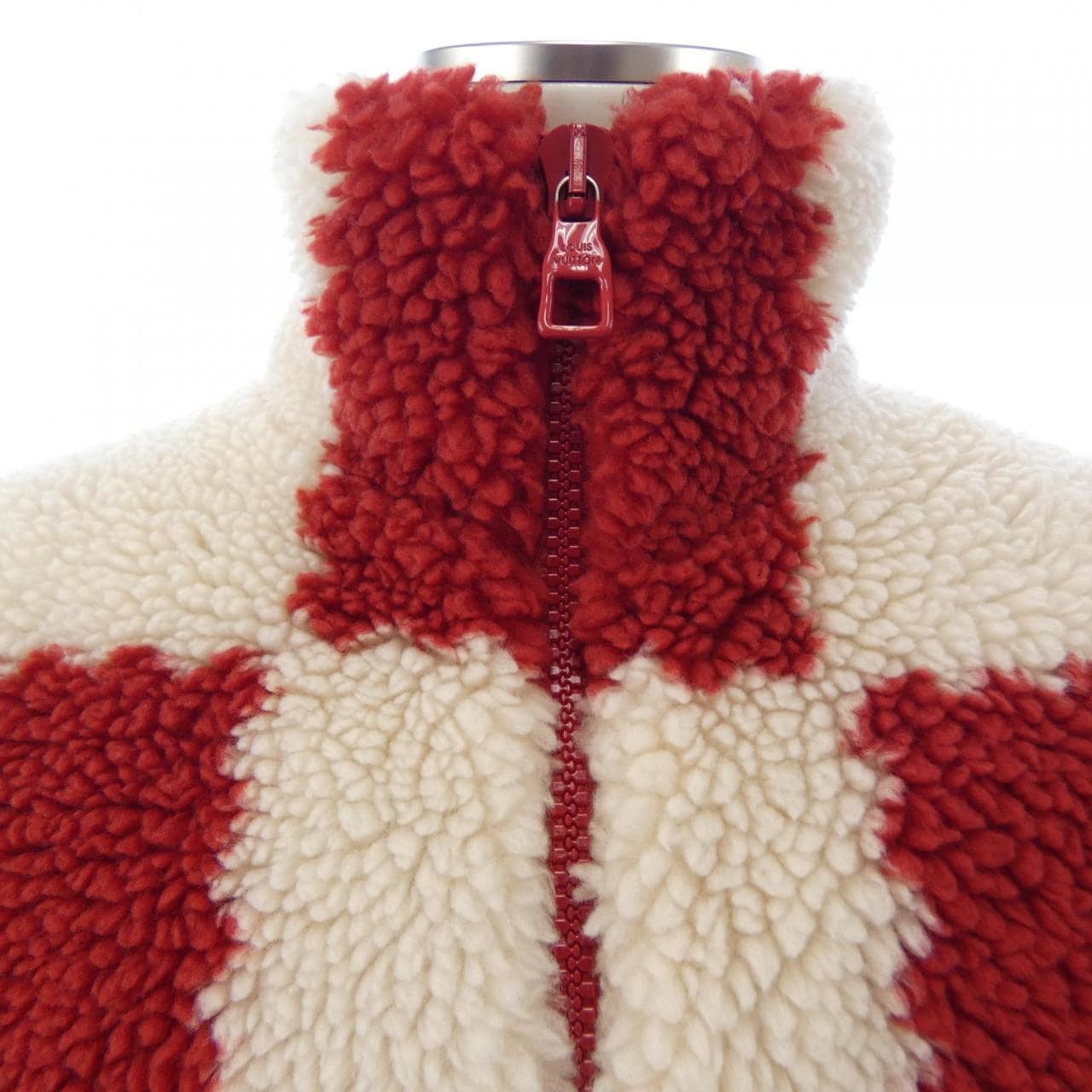 LOUIS VUITTON Vuitton 提花 Damier 抓絨外套 HMY04WI03