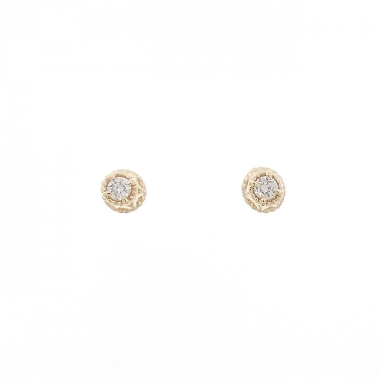 アガット ダイヤモンド ピアス