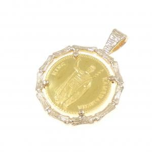 14K(枠) コイン ペンダント