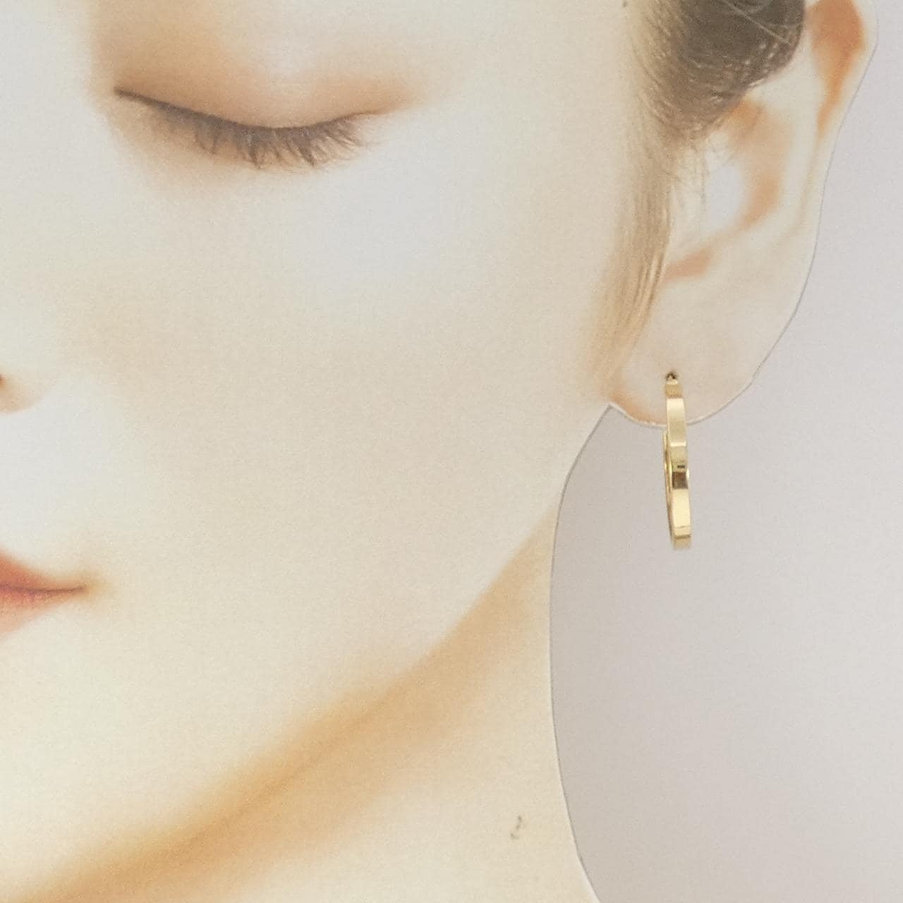 750YG フープ ピアス