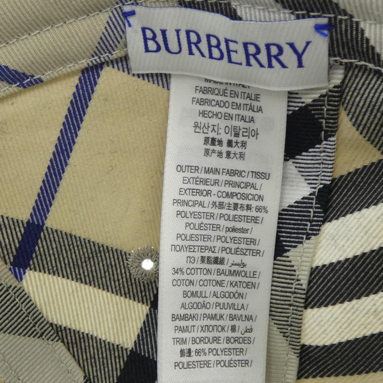 バーバリー BURBERRY 80857221 キャップ