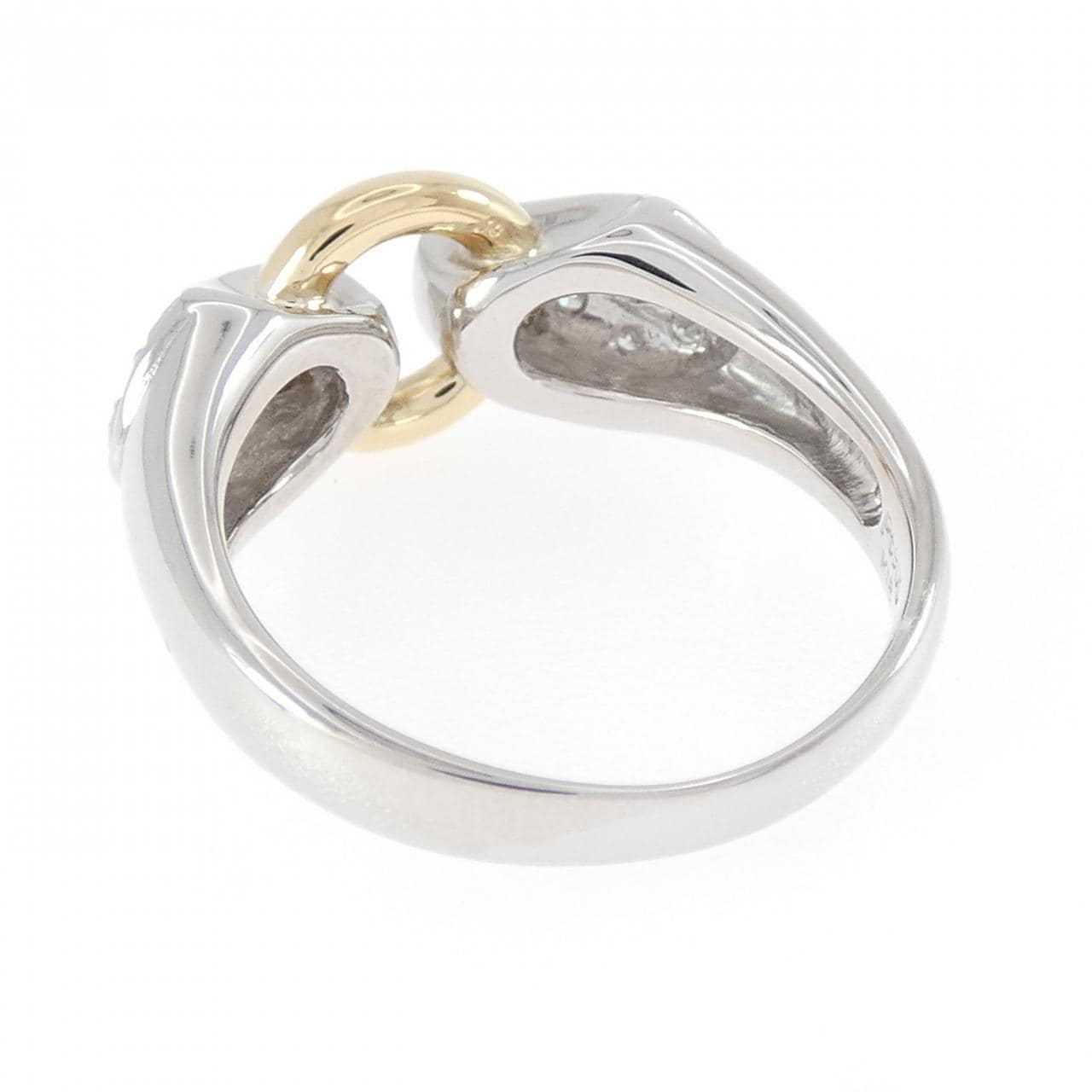 PT900/K18YG ダイヤモンド リング 0.25CT