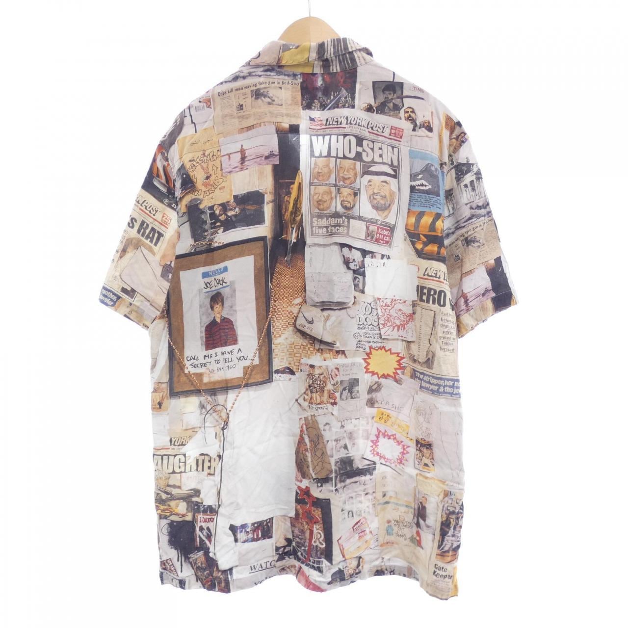 シュプリーム SUPREME Dash's Wall Rayon S／Sシャツ