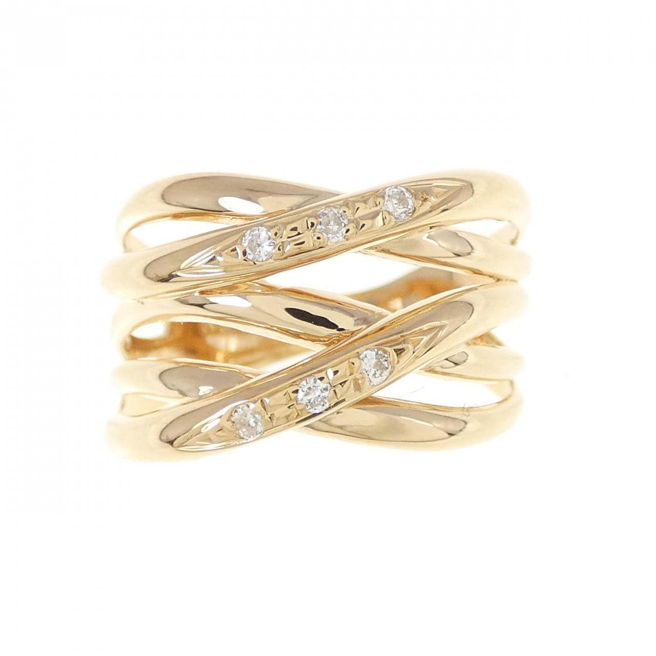 K18PG ダイヤモンド リング 0.06CT