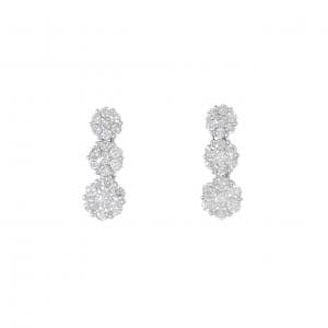K18WG ダイヤモンド ピアス 1.00CT