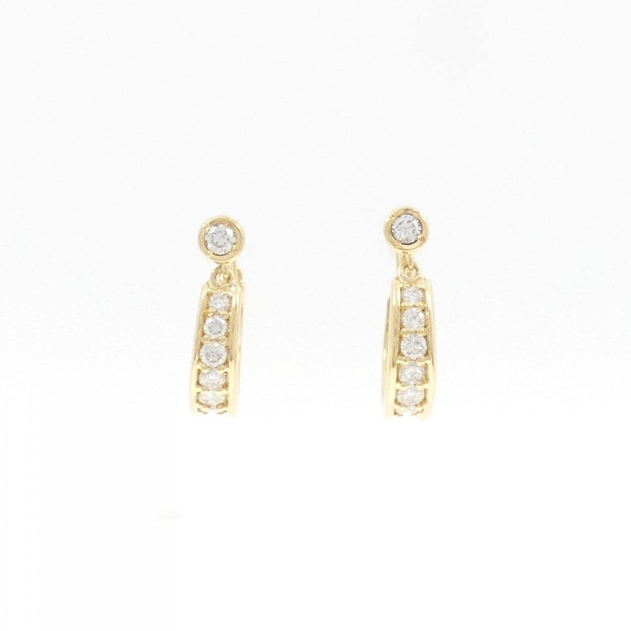 K18YG ダイヤモンド ピアス 0.52CT