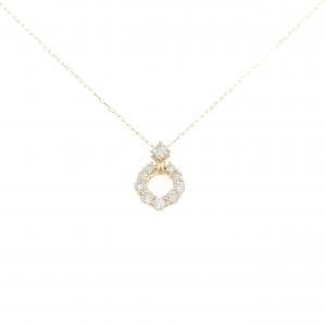 【新品】K18YG ダイヤモンド ネックレス 0.20CT
