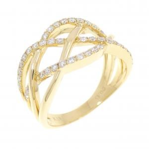 K18YG ダイヤモンド リング 0.45CT
