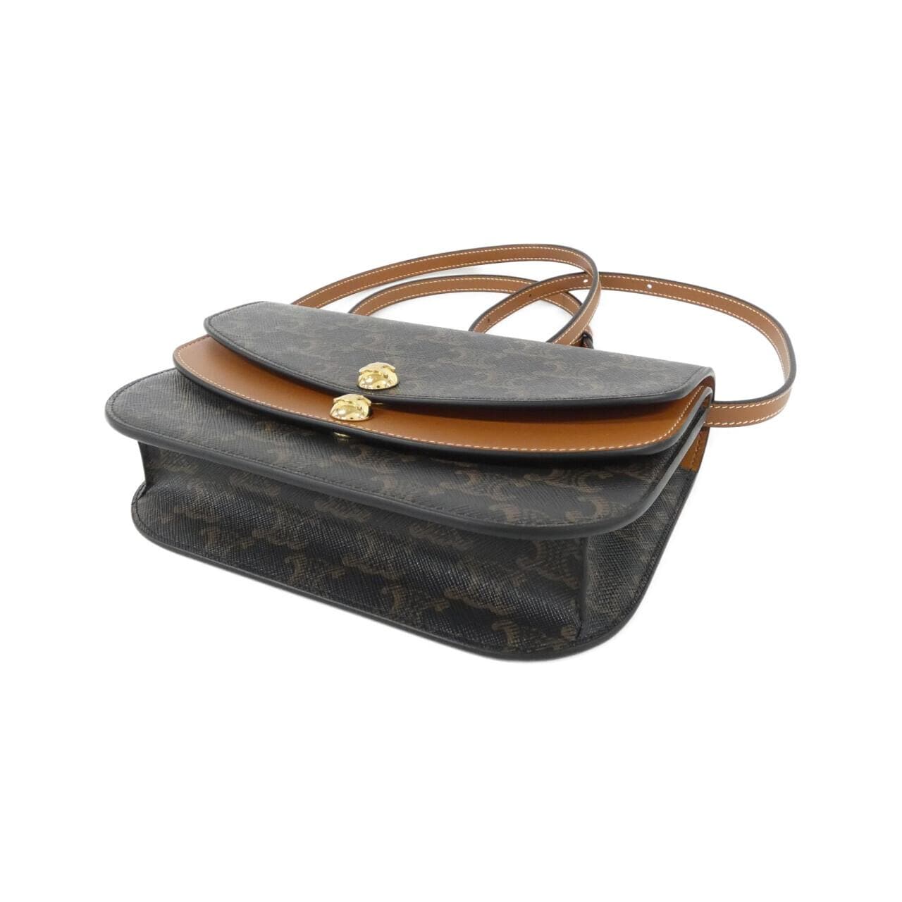 【新品】セリーヌ デュオ ウォレット オン ストラップ 10P672GVL ポシェットウォレット