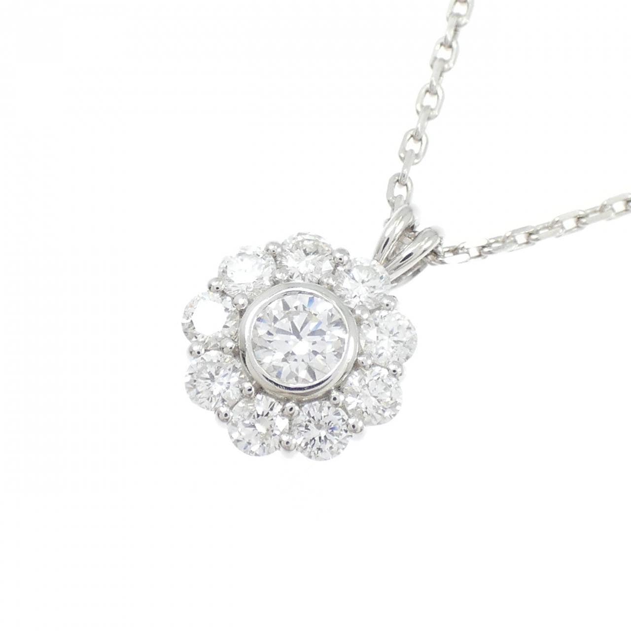 PT950/PT850 ダイヤモンド ネックレス 0.388CT