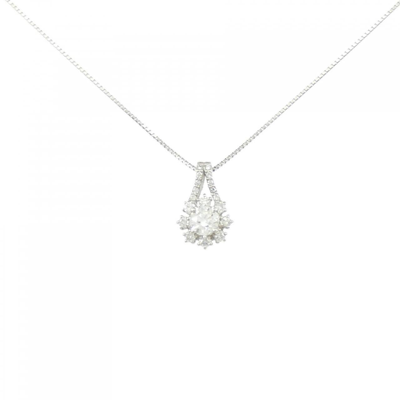 PT900/PT850 ダイヤモンド ネックレス 0.347CT D SI1 VG