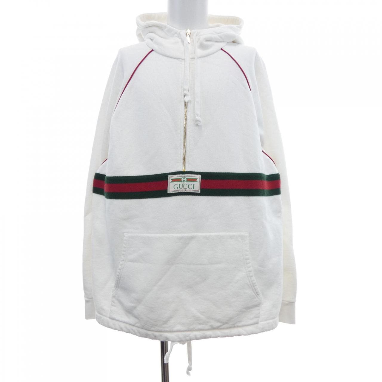グッチ GUCCI ウェブ&GUCCIラベル付きスウェットシャツ 645320 XJDAK パーカー