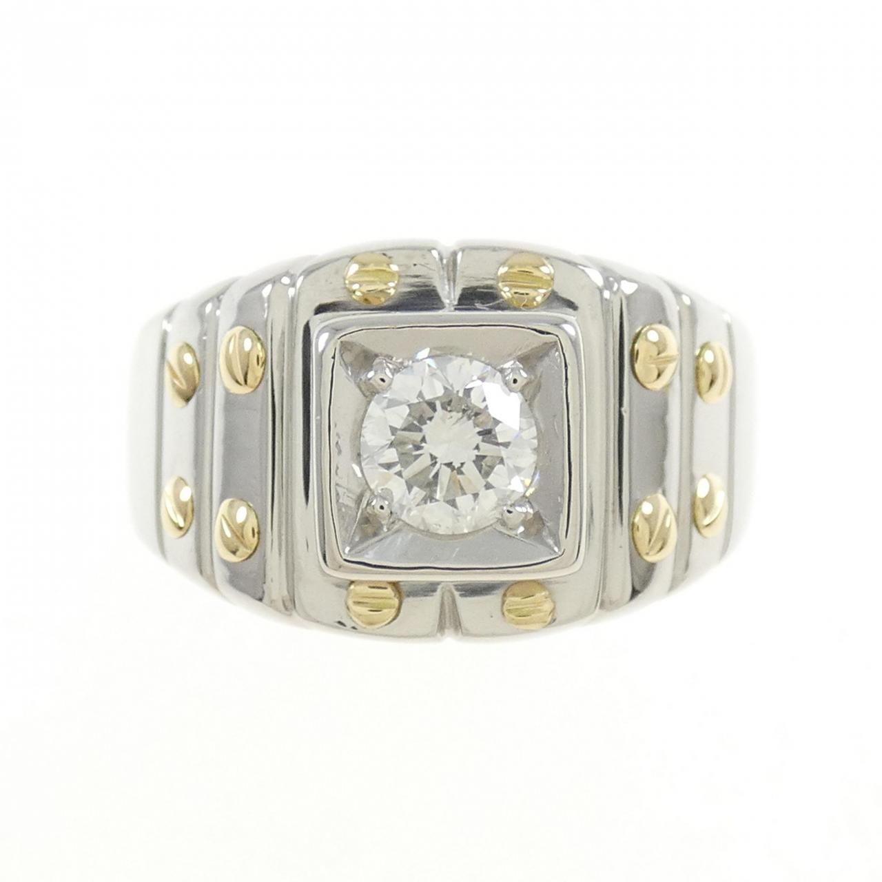 PT/K18YG ダイヤモンド リング 0.514CT