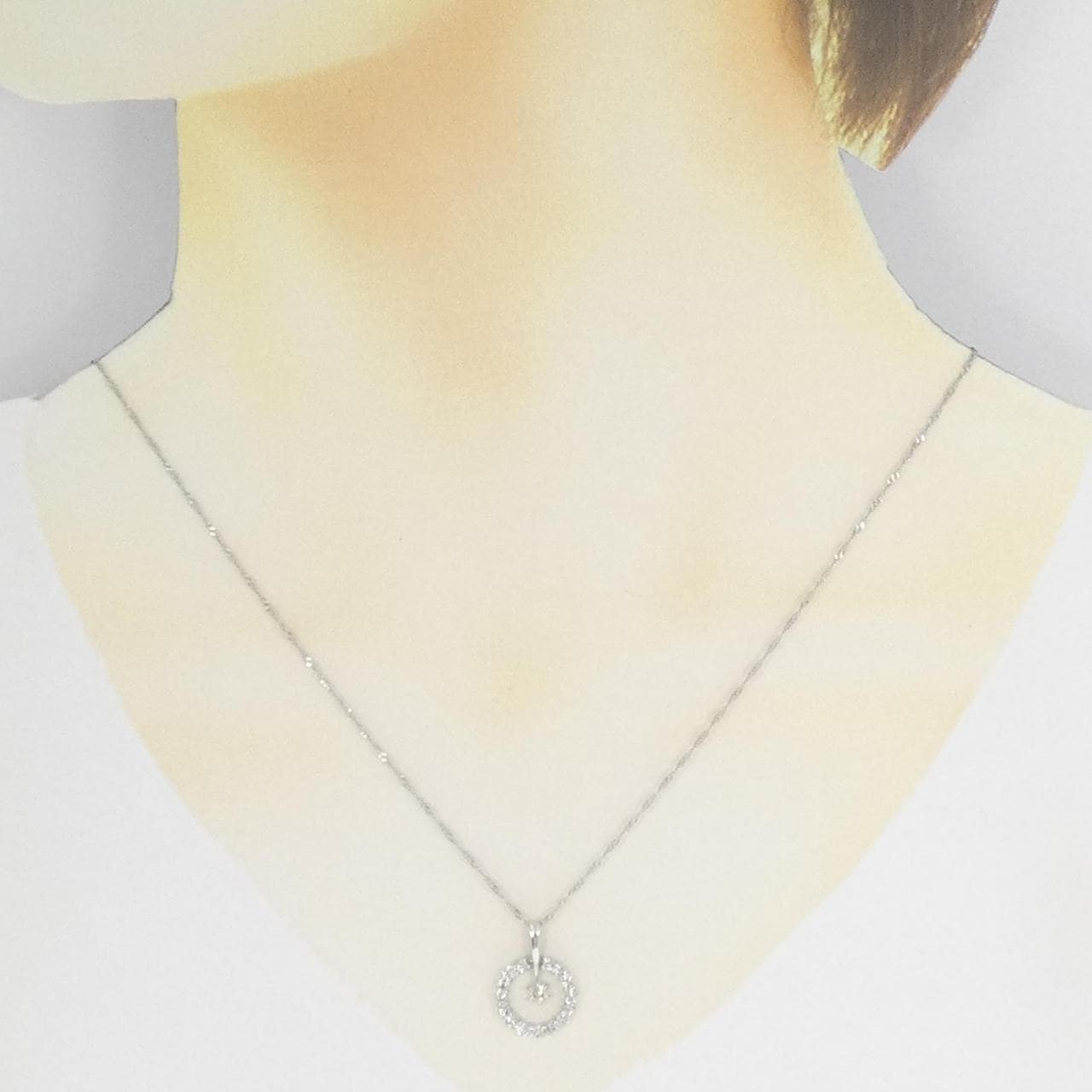PT900/PT850 ダイヤモンド ネックレス 0.50CT