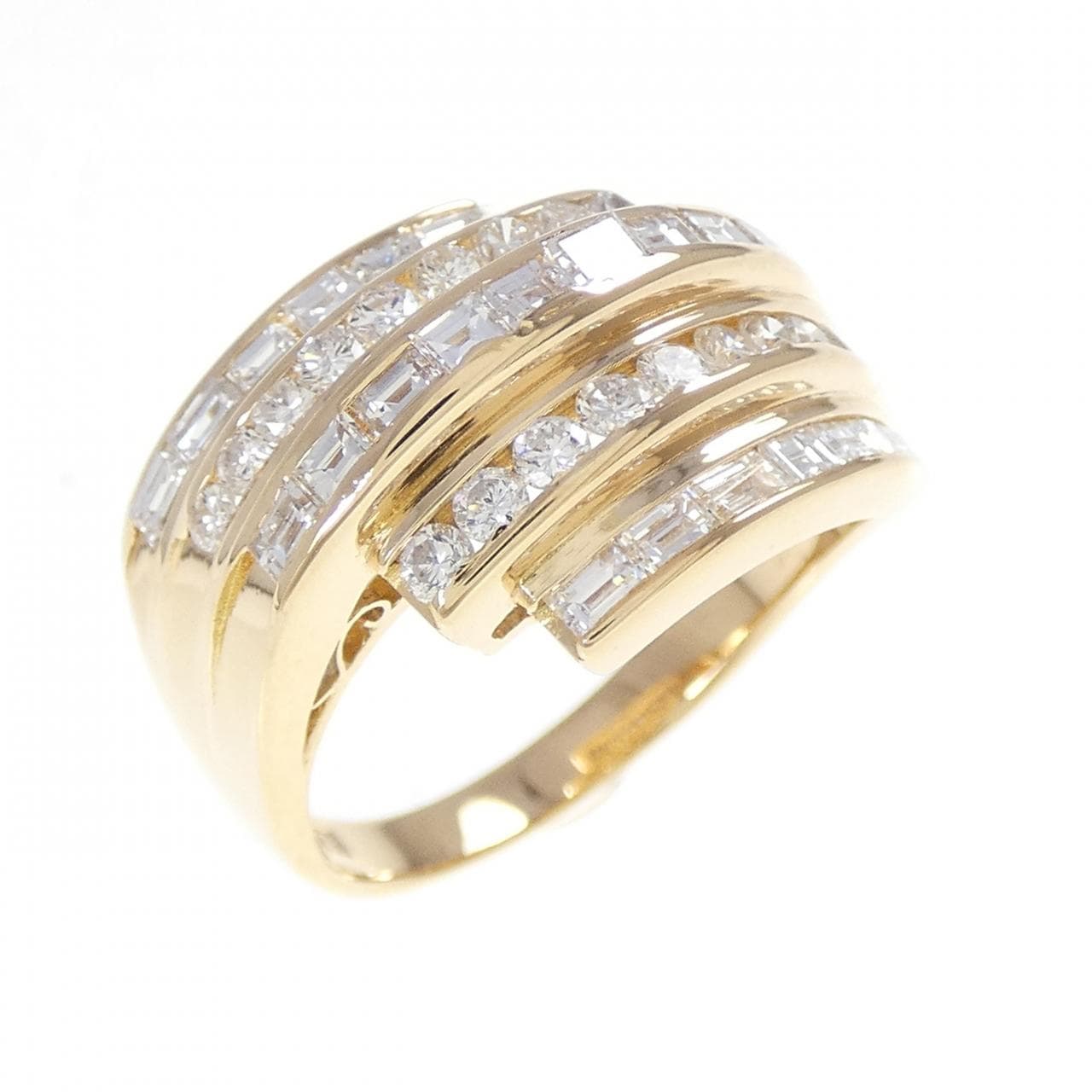 K18YG ダイヤモンド リング 1.07CT